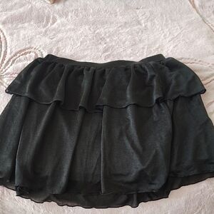 Joe Benbasset Black Layered Mini Skirt